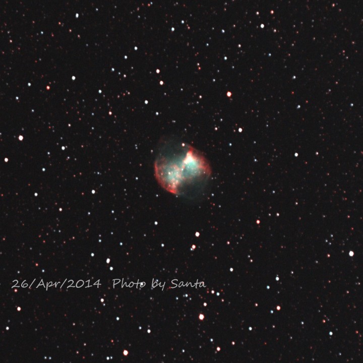 こぎつね座の亜鈴状星雲 M27