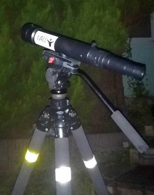 三脚に載せてみた